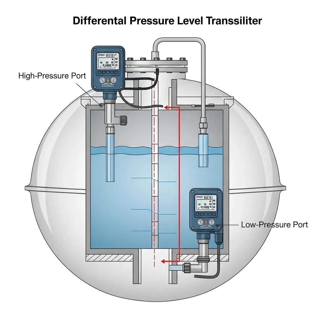 Differential Pressure Level Transmitter Japsin Instrumentation Mumbai India.