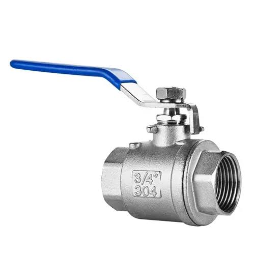 Stainless Steel 2 Way 1/2" DN15 Manual Pressure Pn63 Ball Valve with Lockable Handle - Stainless Steel Ball Valve and Manual Flanged 3PC Ball Valve