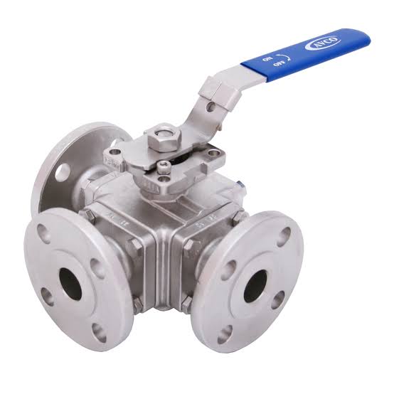 7100 Series - 3 Way/4 Way, Multi-Port, Full Port, ANSI Class 150, Flanged Ball Valve - Avcovalve